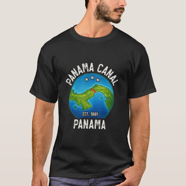 Panama Canal Est.1881  T-Shirt (Vorderseite)