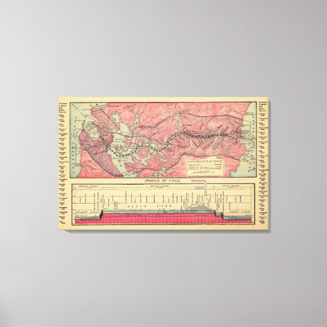 Panama Canal Leinwanddruck (Vorderseite)