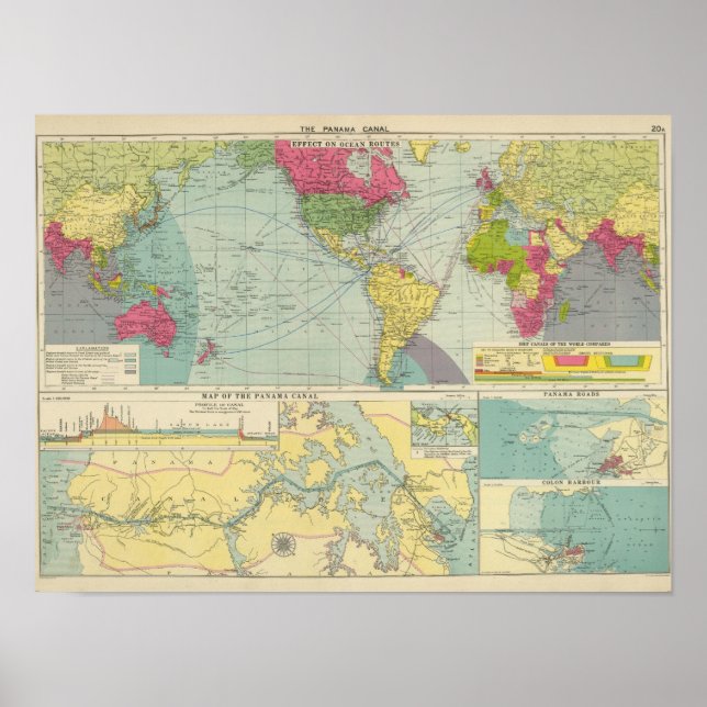 Panama Canal Poster (Vorne)