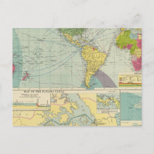 Panama Canal Postkarte