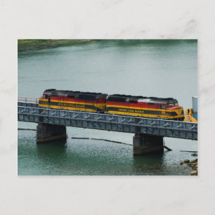 Panama Canal Train Postkarte