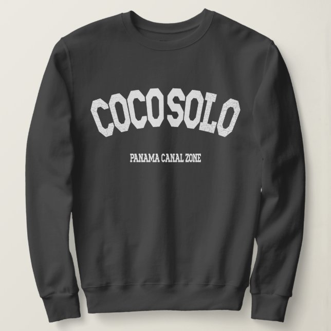 Panama Canal Zone: Coco Solo Sweatshirt (Design vorne)