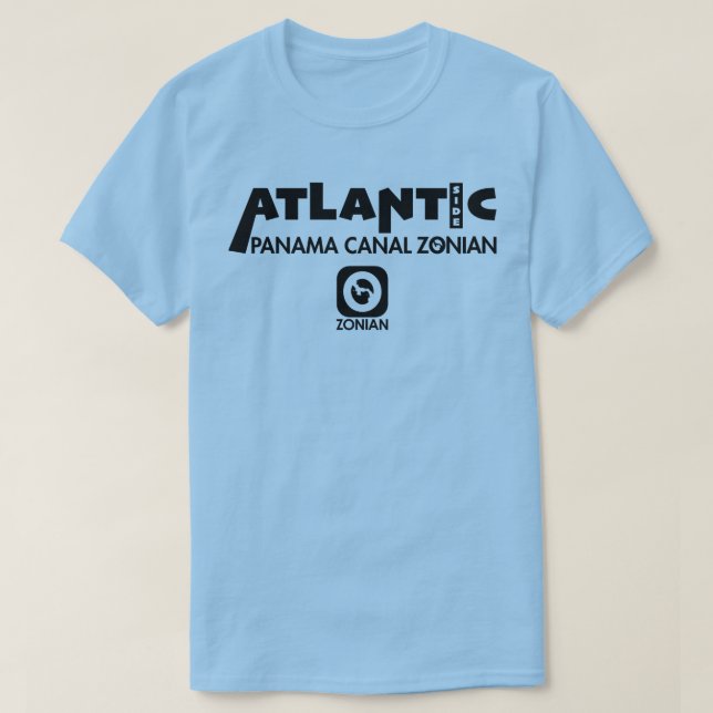 Panama Canal Zonian - Atlantische Seite T-Shirt (Design vorne)