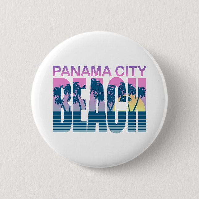 Panama City Beach Button (Vorderseite)