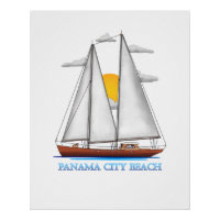 Panama City Beach Coastal Nautical Sailing Sailor