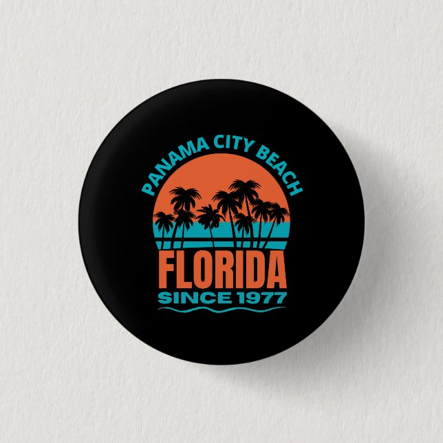 Panama City Beach Florida Button (Vorderseite)