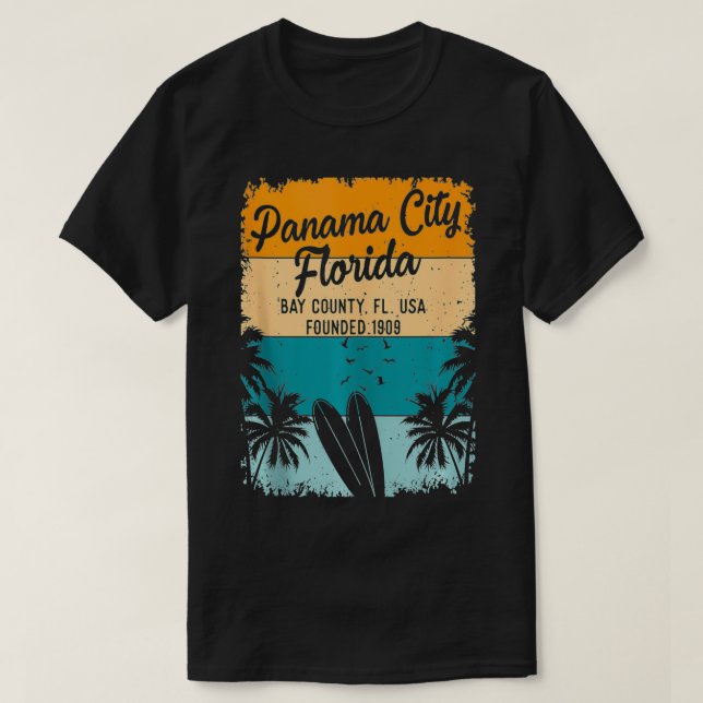 Panama City Beach Florida FL T-Shirt (Design vorne)