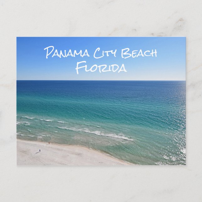 Panama City Beach Florida Golf von Mexiko Postkarte (Vorderseite)