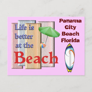 Panama City Beach Florida - Postkarte
