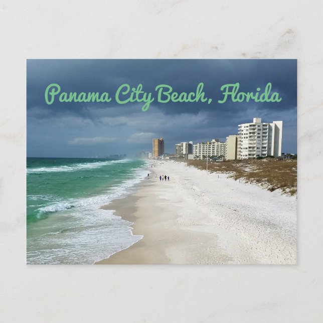 Panama City Beach, Florida Postkarte (Vorderseite)