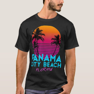 Panama City Beach Florida Retro 80er T-Shirt