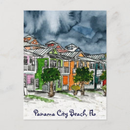Panama City Beach Florida Tropenkunst Postkarte