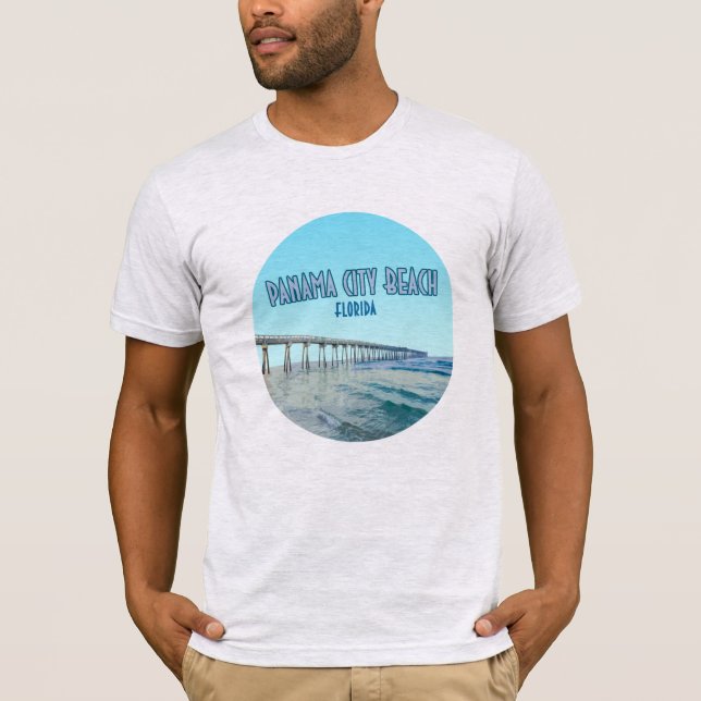 Panama City Beach Florida Vintag T-Shirt (Vorderseite)
