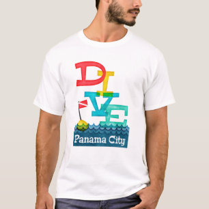 Panama City - Colorful Scuba T-Shirt
