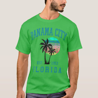 Panama City Florida Frühlingsferien Strand Palme T T-Shirt