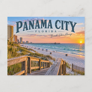 Panama City Florida Postkarte