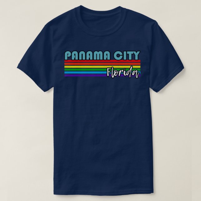 Panama City Florida Pride Panama City LGBT Geschen T-Shirt (Design vorne)