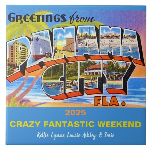 Panama City Memory Tile Fliese (Vorderseite)