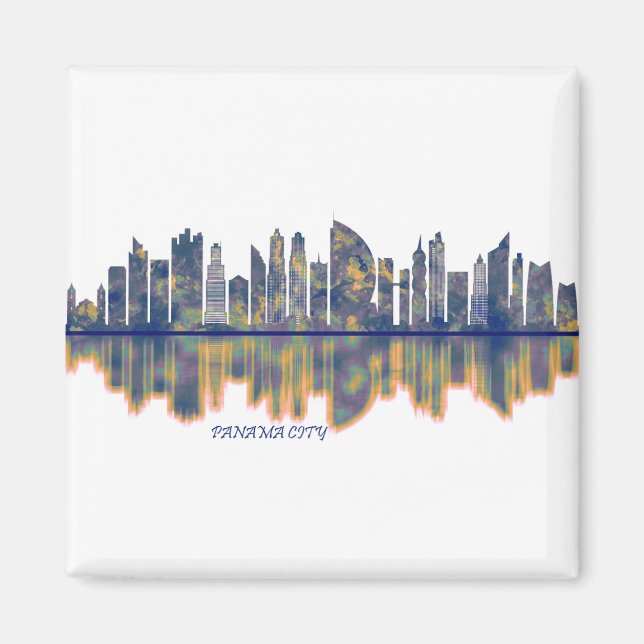 Panama City Skyline Magnet (Vorne)