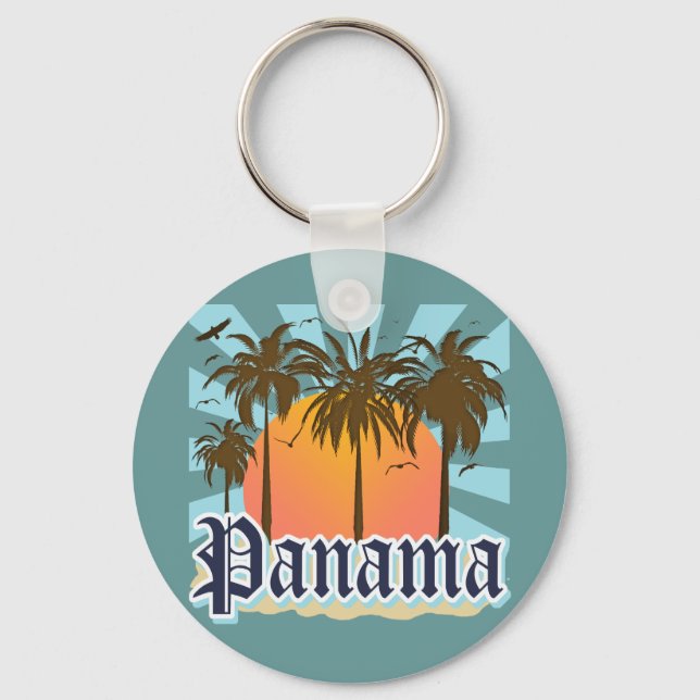 Panama City Souvenir Schlüsselanhänger (Vorderseite)