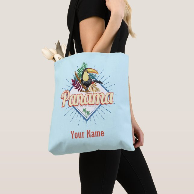 Panama City Toucan Retro Palmen Vintag (Von Nahem)