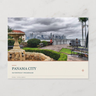 Panama City Waterfront Gardens Postkarte