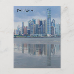 Panama ciudad Reflexionen Postkarte