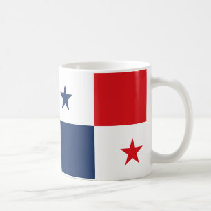 Panama Flag Keramik Kaffee Tasse