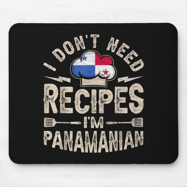 Panama Flag Proud Panamanians Men &amp; Women  Mousepad (Vorne)