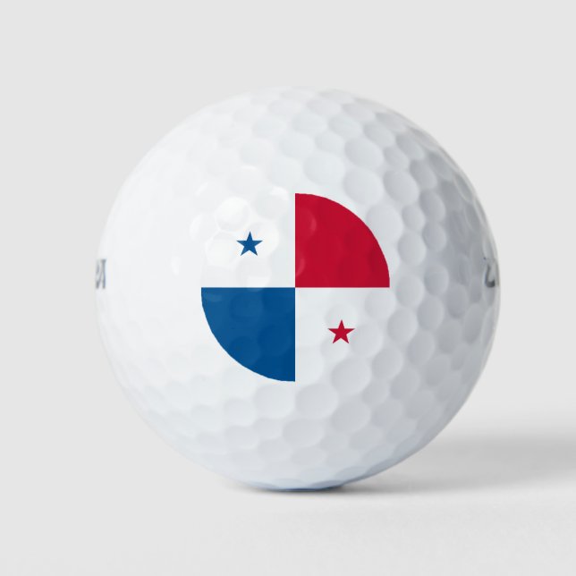 Panama-Flagge Golfball (Vorderseite)