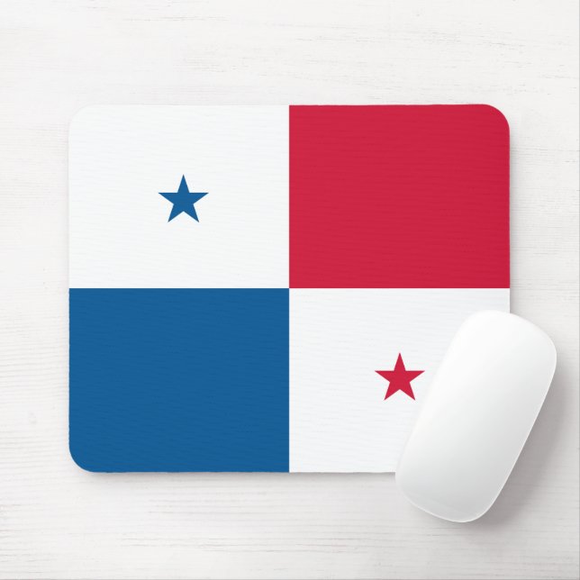 Panama-Flagge Mousepad (Mit Mouse)