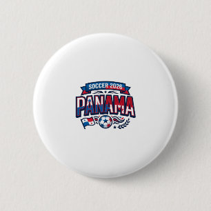 Panama Fußball 2026 Fußball Fett Land Typografie Button