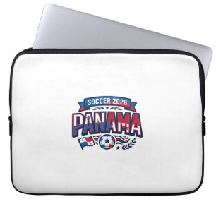 Panama Fußball 2026 Fußball Fett Land Typografie Laptopschutzhülle