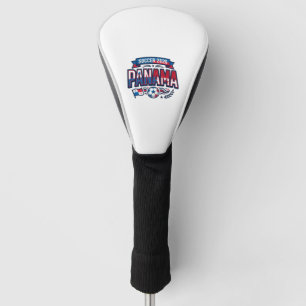 Panama Fußball 2026 Fußball Fett Landestypografie Golf Headcover