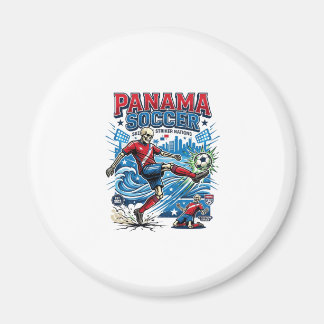 Panama Fußball Skelett Stürmer Nationen Poster Sti Magnet