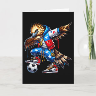Panama Harpy Eagle Dabbing Fußball Urne Streetwear Karte