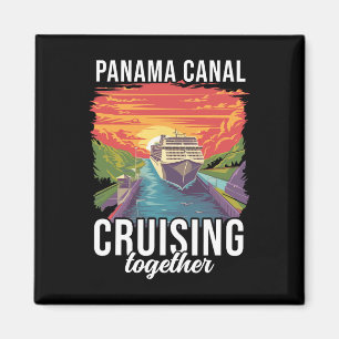 Panama-Kanal-Kreuzfahrt Zusammen Urlaub Familie Ma Magnet