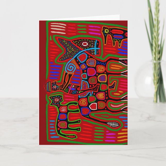 Panama Mola - Ein Cowboy retten Karte (Vorderseite)