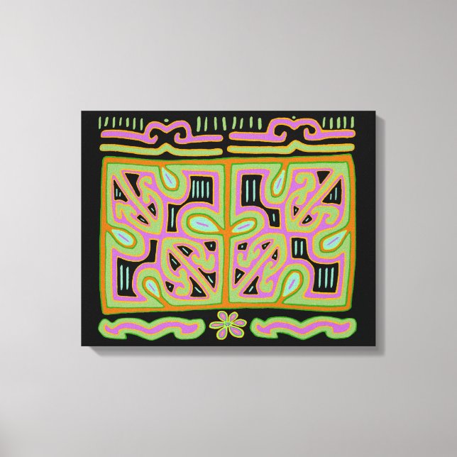 Panama Mola Music Box Leinwanddruck (Vorderseite)