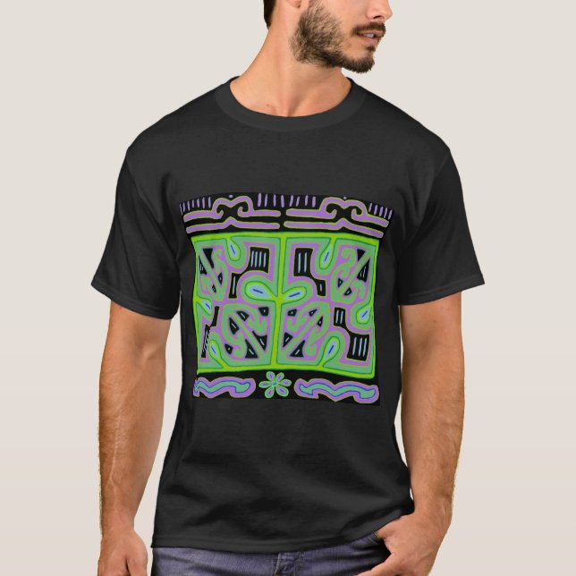 Panama Mola Music Box T-Shirt (Vorderseite)