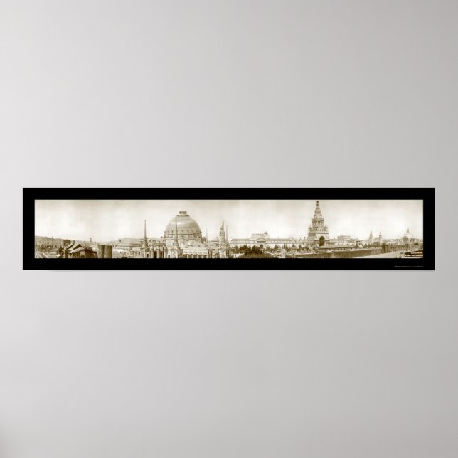 Panama Pacific Exposition San Francisco Foto 1915 Poster (Vorne)