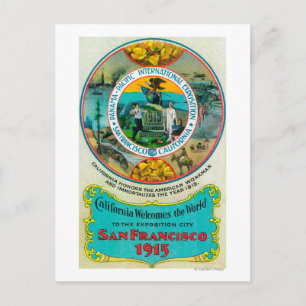 Panama Pacific International Expo 2 Postkarte