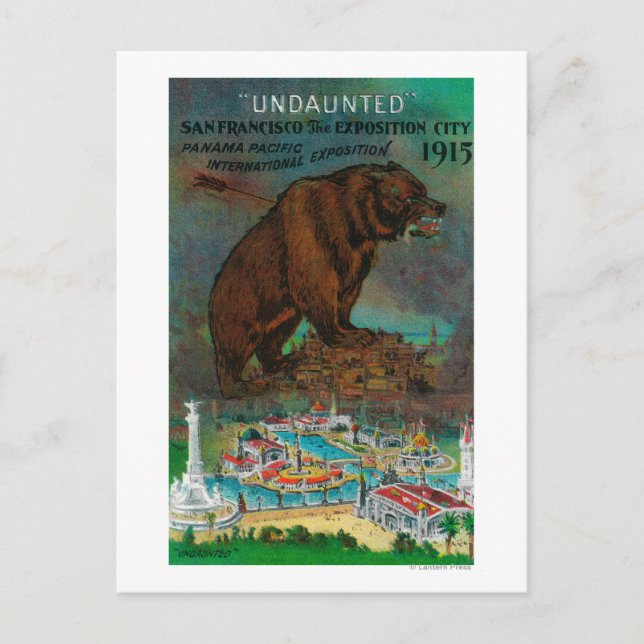 Panama Pacific International Expo-Werbung Postkarte (Vorderseite)