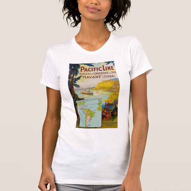 Panama Pacific Line T-Shirt (Vorderseite)