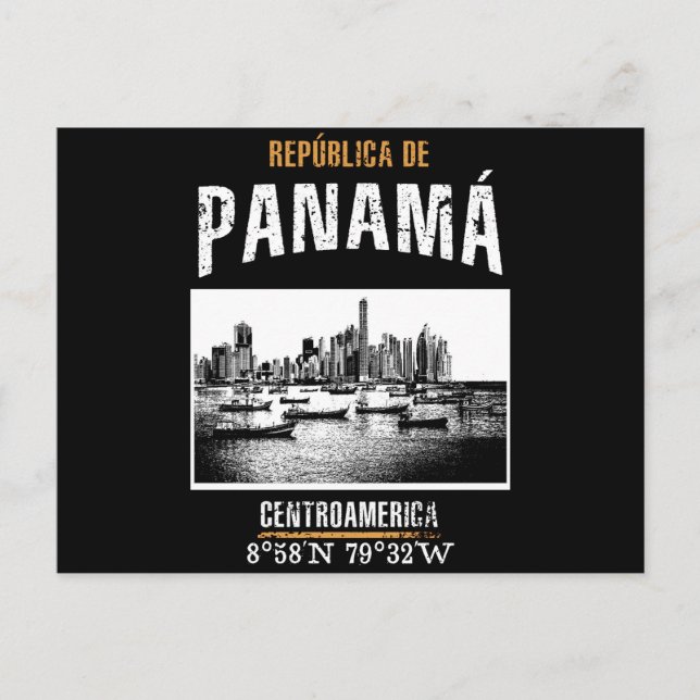 Panama Postkarte (Vorderseite)