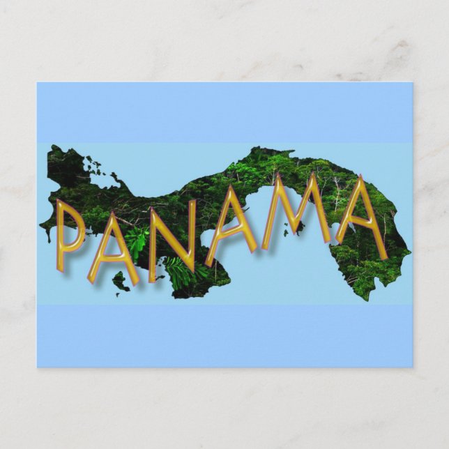 Panama-Postkarte Postkarte (Vorderseite)