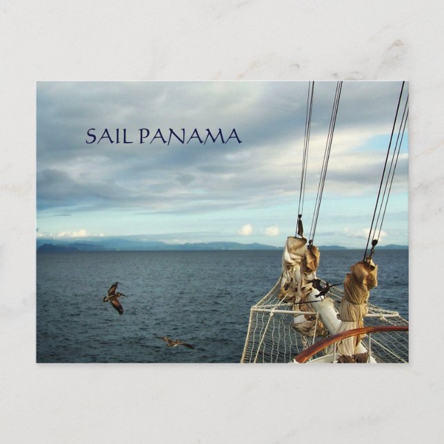 Panama Sailing Souvenir Reise Postkarte (Vorderseite)