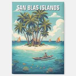 Panama San Blas Islands Travel Magnet