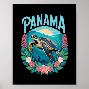 Panama-Schildkröte Panamaisch Panamaischer Stolz L Poster