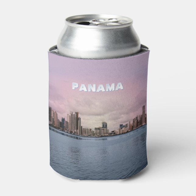 Panama Skyline Dosenkühler (Kanne Vorderseite)